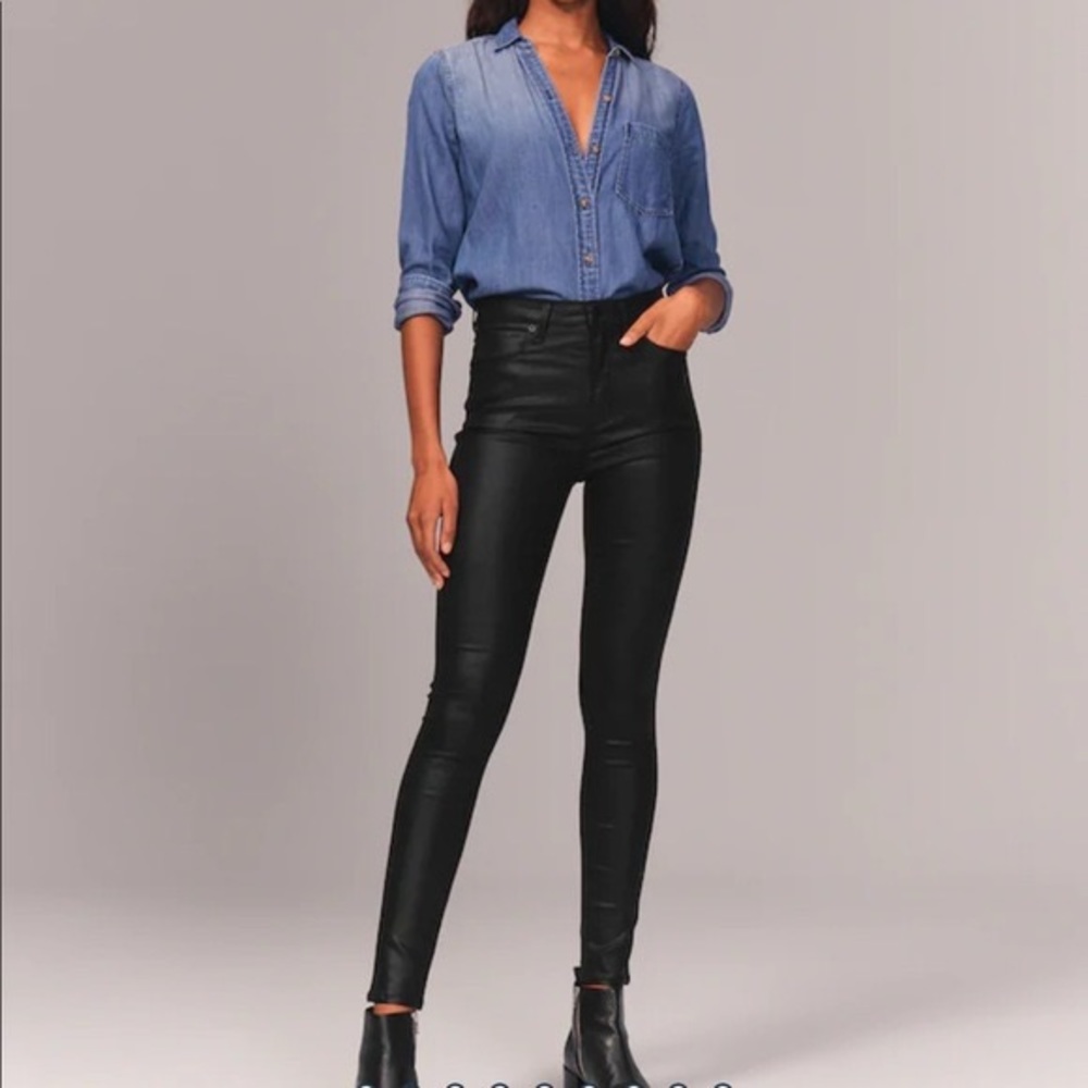 '･*:.｡:*･゜ﾟ･* Abercrombie and Fitch Super Skinny Ankle High-Rise '･*. .｡.:*･゜ﾟ･*